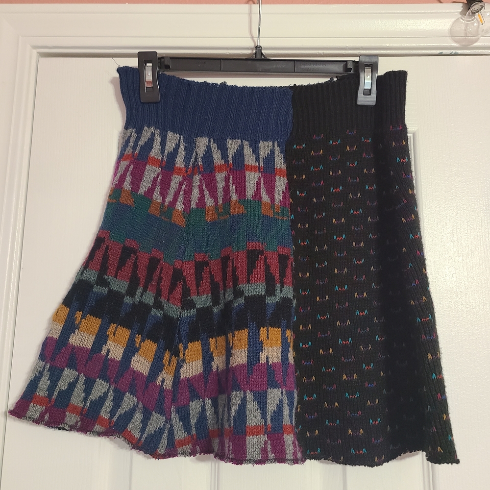 Colorful Patterned Women's Skirt